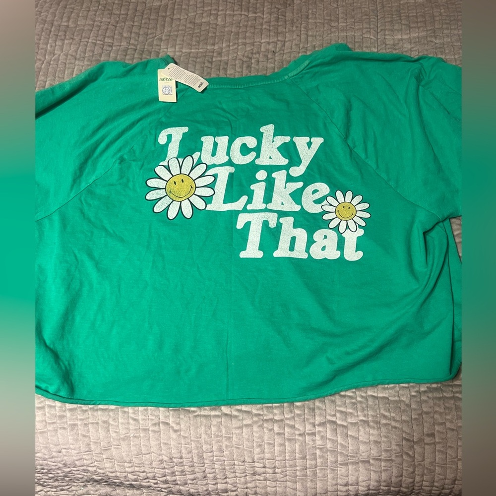 Aerie Cropped Aerie Tee Shirt - Picture 5 of 5